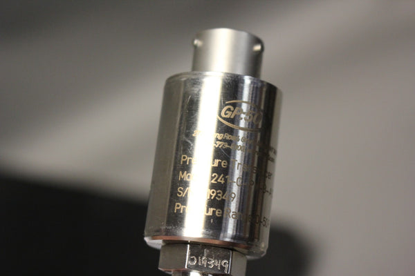 UNUSED GP:50 PRESSURE TRANSDUCER WITH CABLE 241-C-PV-3-A128 0-50 PSIA