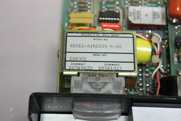 RI Systems Panel Packer Model 61011 Control Temperature