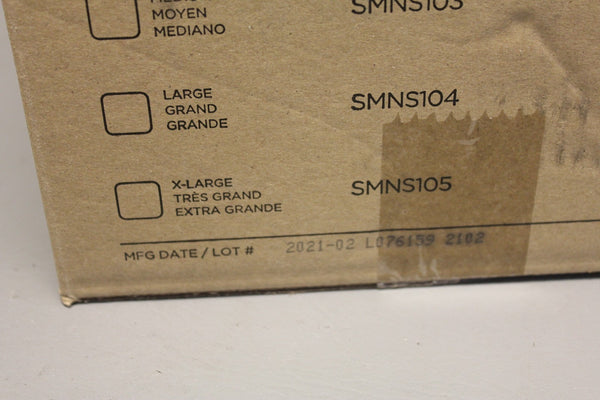 NEW BOX OF 1000 STARMED SELECT NITRILE EXAMINATION GLOVES POWDER FREE SMNS102  S