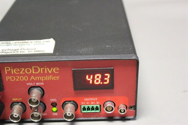 PIEZO DRIVE PIEZODRIVE PD200 AMPLIFIER PD200