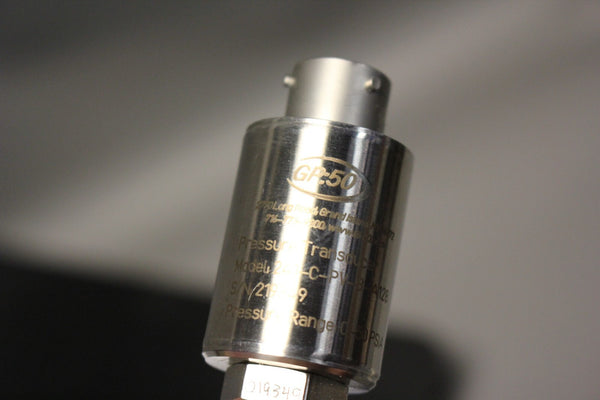UNUSED GP:50 PRESSURE TRANSDUCER WITH CABLE 241-C-PV-3-A128 0-50 PSIA