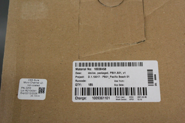 NEW CASE OF 185 STRATEC LASER WELDED FLOWCELL