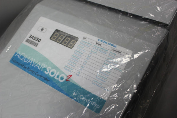 NEW XYLEM CENTRIPRO AQUAVAR SOLO 2 SUBMERSIBLE PUMP CONTROLLER VFDB050213F3RC