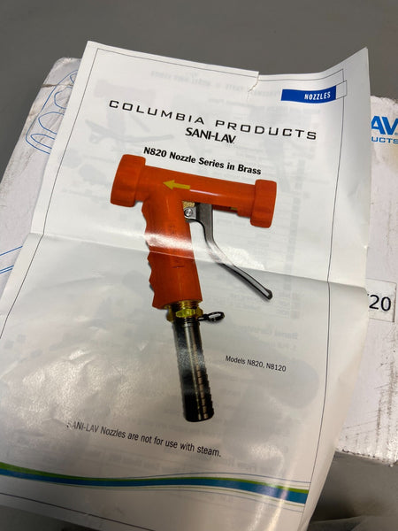 NEW COLUMBIA PRODUCTS SANI-LAV NOZZLE N820