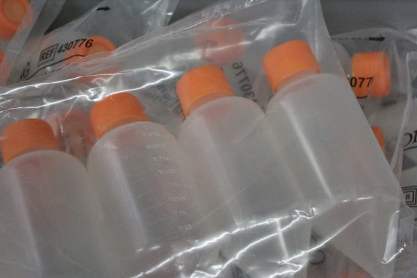 42 NEW CORNING 250ML POLYPROPYLENE CENTRIFUGE TUBES PLUG SEAL CAP 430776