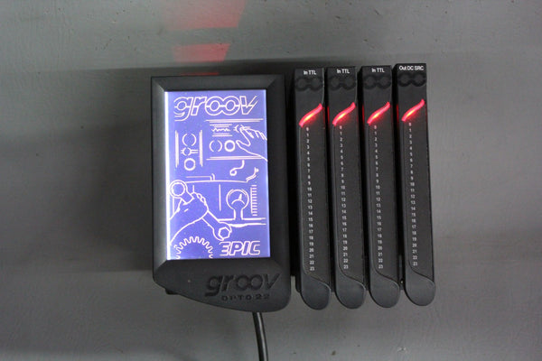 OPTO 22 GROOV PLC RACK WITH CPU & MODULES  GRV-EPIC-PR2