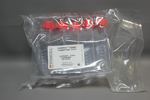 5- STEMCELL CELLADHERE COLLAGEN I-COATED FLASK 75CM 100-0349