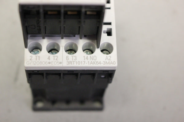 SIEMENS 3RT1017-1AK64-3MA0 CONTACTOR