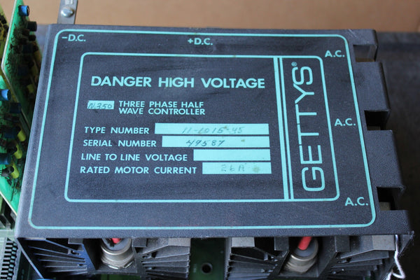 GETTYS 3 PHASE HALF WAVE CONTROLLER  11-1015-45