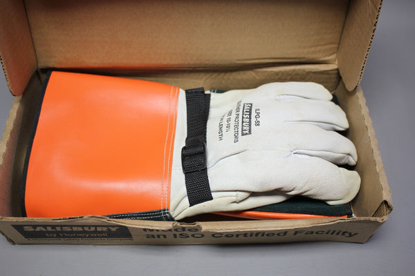 HONEYWELL SALISBURY LEATHER PROTECTED LINEMAN GLOVES  ILPG-5S