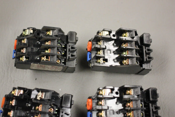 LOT OF 6 MITSUBISHI ELECTRIC THERMAL OVERLOAD RELAY TH-K12AB KP