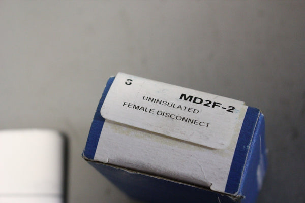 NEW THOMAS & BETTS MD2F-2 UNINSULATED FEMALE DISCONNECT LOT OF 6