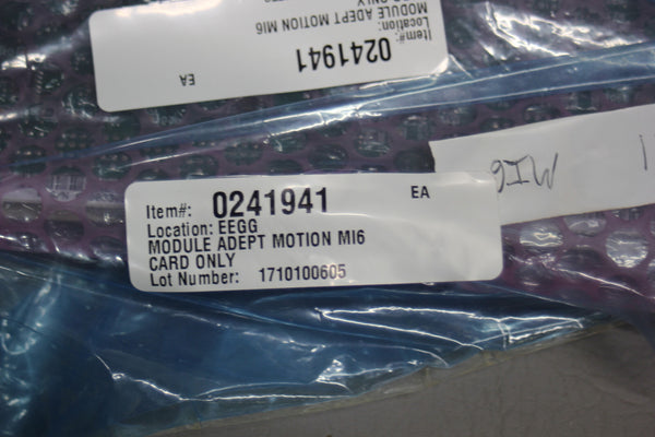 UNUSED ADEPT MOTION ROBOT INTERFACE CARD  MI-6