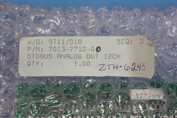 Robotrol STD BUS Analog Output Module 7712 7013-7712