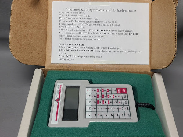 DR. SCHLEUNIGER 6D TABLET HARDNESS TESTER HANDHELD KEYPAD HV40RT-1