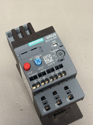 Siemens 3RU2116-0GC1 Thermal Overload Relay SIRIUS 3RU2 Series