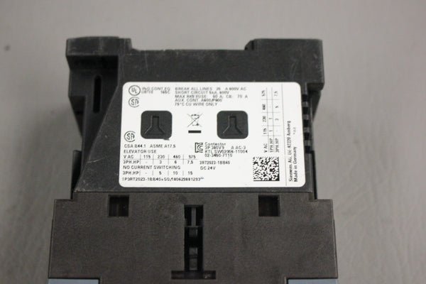 SIEMENS SIRIUS CONTACTOR 3RT2023-1BB40