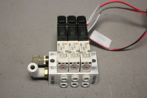LOT OF 3 SMC VQD1151-5M0 Solenoid Valves