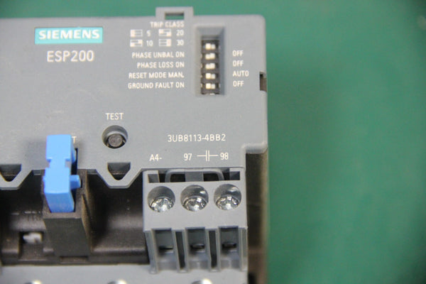 SIEMENS SOLID STATE OVERLOAD RELAY 3UB8133-4BB2