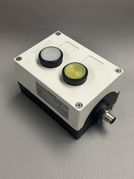 SIEMENS 3SU1802-0AZ20 PUSHBUTTON ENCLOSURE & INDICATOR LIGHT