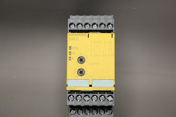 SIEMENS SIRIUS SAFE STANDSTILL MONITOR SAFETY RELAY 3TK2810-0BA01