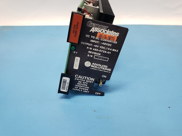 Granger Associates Dc To Dc Converter 450-0725-01 5V 15A