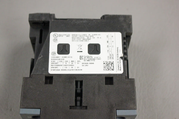 SIEMENS SIRIUS CONTACTOR 3RT2026-1BB40 (HAS A CRACK)