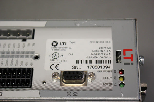 LTI SERVO DRIVE  CDE32.003-C3.0