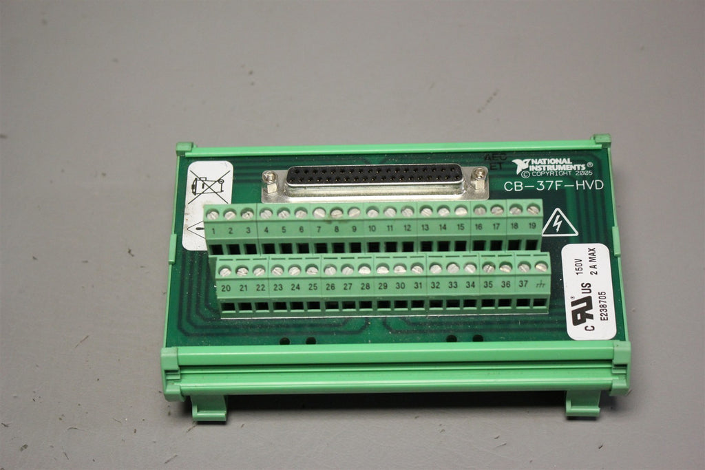 NATIONAL INSTRUMENTS D-SUB TERMINAL CB-37F-HVD 37 PIN SCREW TERMINAL