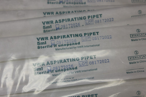 AVANTOR VWR 414004-266 5ML ASPIRATING PIPET STERILE 100 QTY