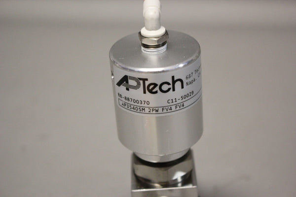 UNUSED APTECH STAINLESS DIAPHRAGM VALVE AP3540SM 2PW FV4 FV4 145 PSIG 10 BAR