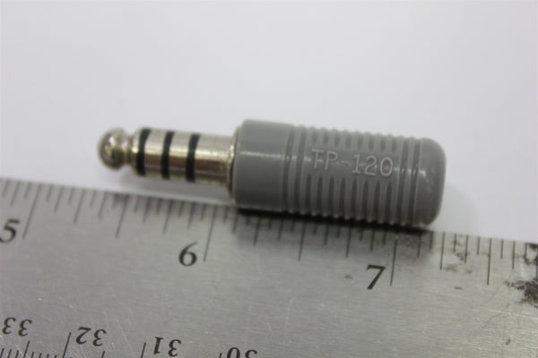 UNUSED AMPHENOL/NEXUS 4 CONDUCTOR AUDIO PHONE CONNECTOR PLUG & RECEPTACLE TP-120