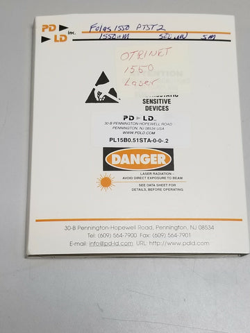 New PD-LD 1550nm Pigtail Laser Diode PL15B0.51STA-0-0-.2