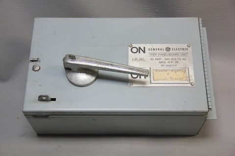 GE THFP PANELBOARD UNIT 30A 600V 20HP
