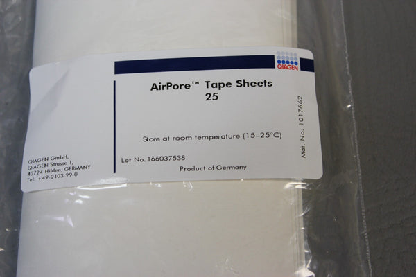 25 NEW QIAGEN AIRPORE TAPE SHEETS