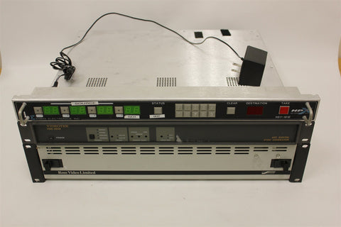 ROSS VIDEO LIMITED DFR-8110 + VIDEOTEK VSG-201D +SIGMA HSY-1616 VIDEO EQUIPMENT