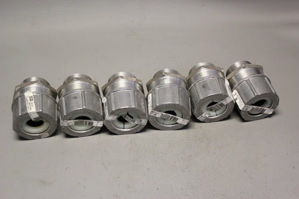 LOT OF 6 UNUSED HUBBELL CORD CONNECTOR  SHC1051
