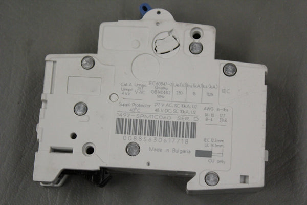 ALLEN-BRADLEY 1492-SPM1C060 MINIATURE CIRCUIT BREAKER