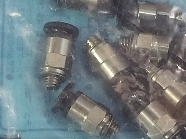 16pcs New SMC Pneumatic Anti Static One Touch Fittings KAH04-M5 4 x M5X0.8