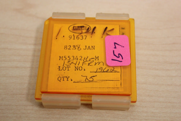 74 New Vishay/Dale Mil Spec Chip Resistors JAN M55342 1.54K