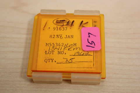 74 New Vishay/Dale Mil Spec Chip Resistors JAN M55342 1.54K