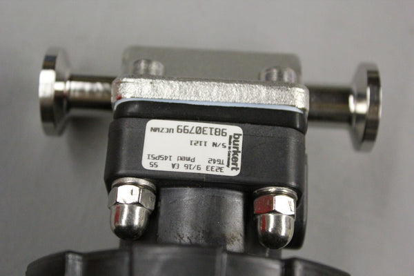 UNUSED BURKET MANUAL DIAPHRAM PROCESS VALVE 3233