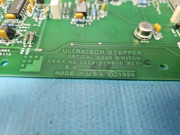 Ultratech Stepper Optical Edge Switch Board 0553-615900 Rev C
