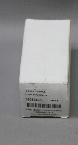 NEW TIME MARK 3-PHASE MONITOR A258B-480V