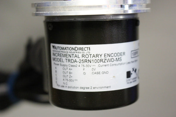 AUTOMATION DIRECT INCREMENTAL ROTARY ENCODER  TRDA-25RN100RZWD-MS