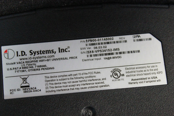 NEW ID SYTEMS VEHICLE ASSET COMMUNICATOR