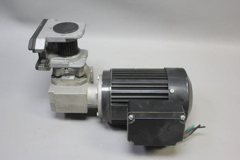REXROTH RIGHT ANGLE GEAR REDUCER WITH BODINE MOTOR P/N: 3 842 516 621  42Y6BFPP