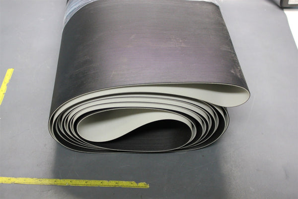 DORNER END DRIVE BLACK CONVEYOR BELT 132"x21" 22-211100/08V