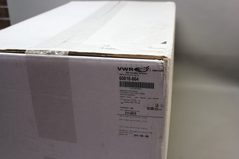 NEW VWR CULTURE TUBES W/ CLOSURES 14 ML 60819-664 1000PCS