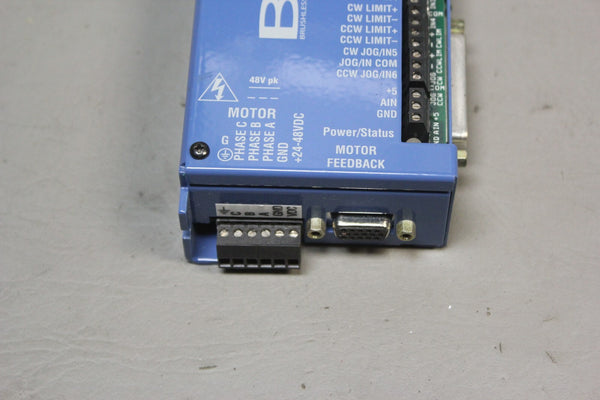 APPLIED MOTION BRUSHLESS SERVO DRIVE P/N: BLU200SI